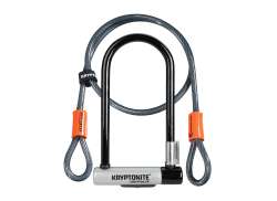 Kryptonite KryptoLok 标准 + KFlex U形锁 120cm - 银色