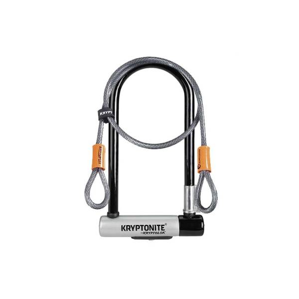 Kryptonite Evo Mini-7 Beugelslot + KFlex 120 Cm Met Flex Frame Holder