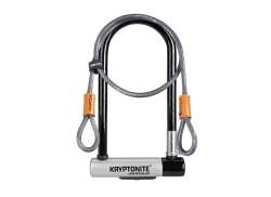 Kryptonite KryptoLok Standard + KFlex U-Lock 120cm - Argento