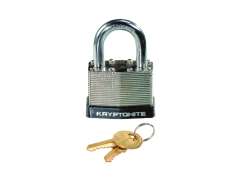 Kryptonite Laminated Lucchetto 44mm - Nero/Argento