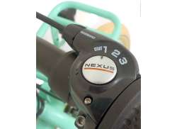 Kyoso Blossom Breeze Rower Dziewczecy 24" 3S Piasta Z Hamulcem - Niebieski