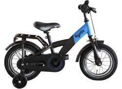 Kyoso X-Rider Bicicleta De Rapaz 12" Cubo Do Trav&atilde;o - Preto/Azul