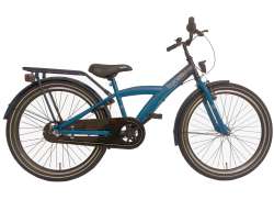 Kyoso X-Rider Rower Chlopiecy 24" 3S Piasta Z Hamulcem - Czarny/Niebieski