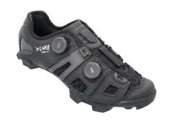 Lake MX242 자전거 신발 블랙/실버 - 46