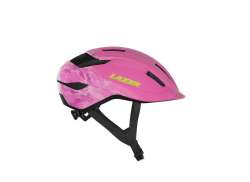 Lazer J1 KinetiCore Kinder Fietshelm Roze Clouds - 50-56 cm
