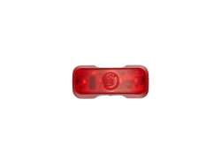 Lazer L&acirc;mpada De Capacete Traseiro LED Baterias - Vermelho