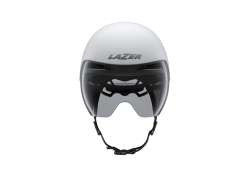 Lazer Victor KinetiCore Cycling Helmet White/Silver