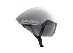 Lazer Victor KinetiCore サイクリング ヘルメット ホワイト/シルバー