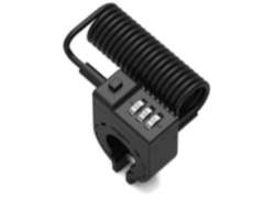 LCKT Combination Lock Incl. Holder For. Helmet - Black