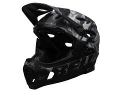 铃 超级 DH Mips 头盔 Camo 黑色 - L 58-62 厘米