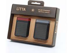 Litta ライト セット Zonne エネルギー - ブラック