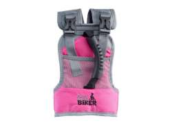 Little-Biker Crian&ccedil;as Colete De Seguran&ccedil;a Ajust&aacute;vel - Rosa/Cinzento