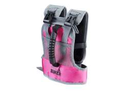 Little-Biker Kinder Sicherheitsweste Verstellbar - Rosa/Grau