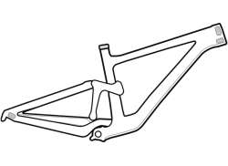 Lizard Skins Frame Protector Wrap tbv Kabels - Transparant