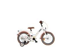 Loekie Superstar Flickcykel 12&quot; 1V Bromsnav - Vit