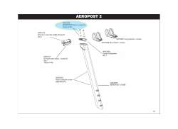 LOOK Cap Șurub Kit Pentru. Aeropost 2 - Negru (2)