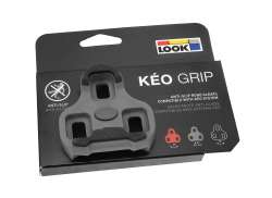 LOOK Keo Grip Pedalplatten Kappe Race - Grau