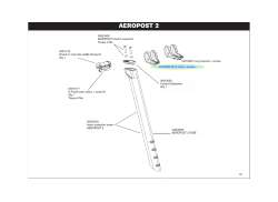 LOOK Short Head Incl. Schroeven tbv. Aeropost - Zwart