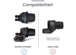 Lux3D Interruptor Para. Enviolo/Nuvinci - Negro