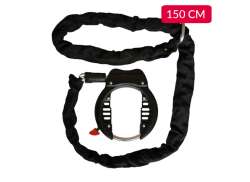 Lynx Antifurd Cadru + Lanț Cu Fișă De Contact 150cm - Negru