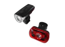 Lynx Basic 3 照明装置 LED 电池 - 黑色/红色