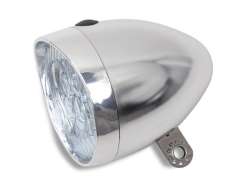 Lynx Battery Headlight 3 LED - Chrome 11 Lux