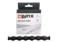 Lynx Corrente De Bicicleta 1/2 x 1/8" 112 Ligações - Preto