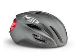M E T Чехол Велосипедный Шлем Mips Темный Slate Красный - L 58-61 См