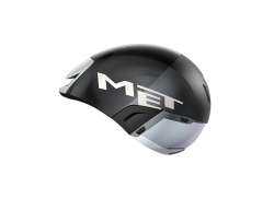 M E T Codatronca Kask Rowerowy Czarny/Srebrny - S 52-56 cm