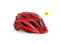 M E T Crossover Mips Cykelhjelm Poppy Rød - M/L 52-59 cm