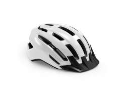 M E T Downtown Casco Ciclista White Glossy