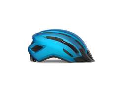M E T Downtown Cycling Helmet Blue Glossy - M/L 58-61 cm