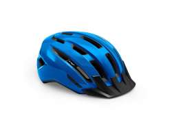 M E T Downtown Cycling Helmet Blue Glossy - S/M 52-58 cm