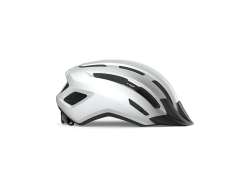 M E T Downtown Cycling Helmet Mips White Glossy - M/L 58-61