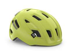 M E T E-Mob Cycling Helmet Lime Green - M 56-58 cm