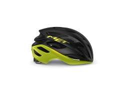 M E T Estro Fahrradhelm Mips Zwart/Lime Metallic