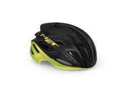 M E T Estro Kask Rowerowy Mips Zwart/Lime Metallic