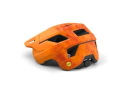 M E T L&aelig;skur Mips B&oslash;rn Cykelhjelm Oranje Rood