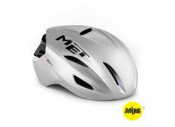 M E T Manta Cykelhj&auml;lm Mips Wit Holografisch