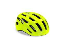 M E T Miles Cykelhjelm Fluo Geel Glossy