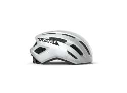 M E T Мили Велосипедный Шлем Белый Блестящий - M/L 58-61 См