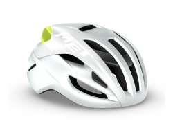 M E T Rivale Cycling Helmet Mips Undyed White Lime - M 56-58