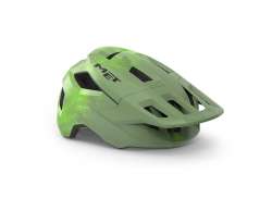 M E T Shelter Childrens Cycling Helmet Mat Green Lime - 52