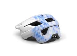 M E T Shelter Dzieciece Kask Rowerowy Bialy/Niebieski - 52-56 cm