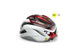 M E T Trenta 3K Carbono Mips Capacete Preto/Branco/Vermelho - S 52-56 cm