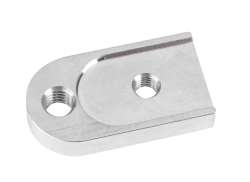M-Tec Mudguard Mounting Plate Up To 14 mm - Silver