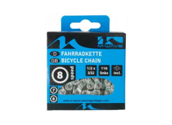 M-Wave Kedja 6-8S 1/2x3/32&quot; - Silver