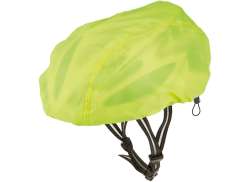 M-Wave Peter Funda Impermeable Para. Casco Ciclista Fl&uacute;or Amarillo - Talla M/L