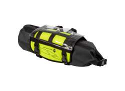 M-Wave Rough Ride Bolsa Para Manillar 10L - Negro/Ne&oacute;n