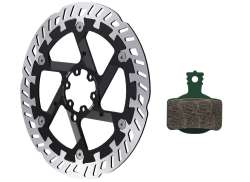 Magura E-MTB MDR-P Bremseskive &Oslash;203mm 6-Hul 7S - S&oslash;lv
